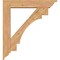 Ekena Millwork Merced Traditional Smooth Bracket w/ Offset Brace, Western Red Cedar, 7 1/2"W x 40"D x 44"H BKT0806X40X44MRC01SWR - alternate 4